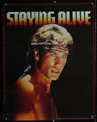 w211 STAYING ALIVE commercial poster '83 John Travolta