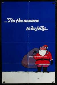 w114 TIS THE SEASON TO BE JOLLY special poster '80s Santa