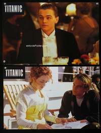 w228 TITANIC video movie poster '97 DiCaprio, Kate Winslet