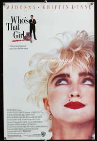 w161 WHO'S THAT GIRL special poster '87 early Madonna!