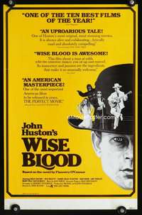 w162 WISE BLOOD special poster '79 John Huston