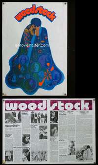 w163 WOODSTOCK DS special poster '70 classic rock concert!