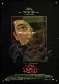 w164 YOUNG SHERLOCK HOLMES special poster '85 Spielberg