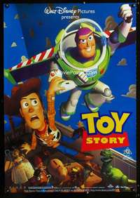 y337 TOY STORY Aust one-sheet movie poster '95 Disney & Pixar CG cartoon!