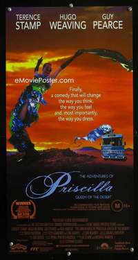 y341 ADVENTURES OF PRISCILLA Aust daybill movie poster '94 Stamp