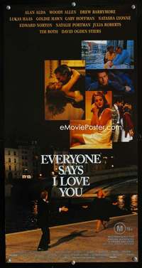y348 EVERYONE SAYS I LOVE YOU Aust daybill movie poster '96 Allen