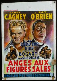 y527 ANGELS WITH DIRTY FACES Belgian movie poster R50s James Cagney