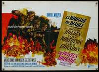 y546 DEVIL'S BRIGADE Belgian movie poster '68 William Holden, Rennie