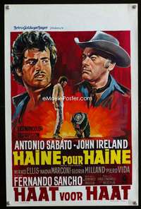 y567 HATE FOR HATE Belgian movie poster '67 Antonio Sabato, Ireland