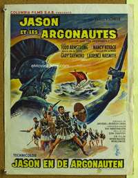 y573 JASON & THE ARGONAUTS Belgian movie poster '63 Ray Harryhausen