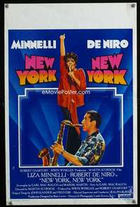 y596 NEW YORK NEW YORK Belgian movie poster '77 Robert De Niro
