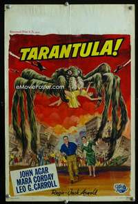 y611 TARANTULA Belgian movie poster '55 gigantic spider horror!
