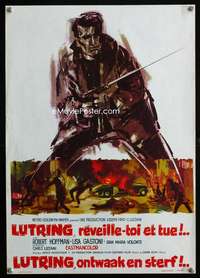 y616 WAKE UP & DIE Belgian movie poster '66 Italian film noir!