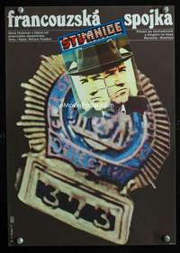 y183 FRENCH CONNECTION Czech 10x15 movie poster '77 Hackman by Ziegler