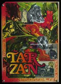 y185 GREYSTOKE Czech 12x16 movie poster '83 cool Ziegler Tarzan art!