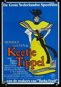 y035 KATIE TIPPEL Dutch movie poster '75 Paul Verhoeven, van de Ven