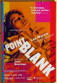 y040 POINT BLANK English double crown movie poster R98 Angie Dickinson