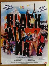 y049 BLACK MIC MAC French 15x21 movie poster '86 Thomas Gilou