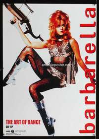 y130 BARBARELLA THE ART OF DANCE German music album movie poster '90s