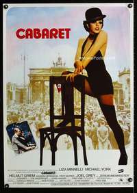 y137 CABARET German movie poster '72 Liza Minnelli, Bob Fosse