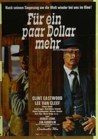 y140 FOR A FEW DOLLARS MORE German movie poster R72 Clint Eastwood