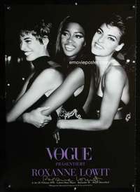 y164 VOGUE signed German movie poster '96 photographer Roxanne Lowit