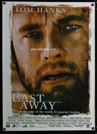 y055 CAST AWAY Indian movie poster '00 Tom Hanks, Robert Zemeckis