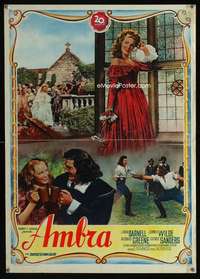 y108 FOREVER AMBER Italian photobusta movie poster '47 Linda Darnell