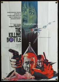 y402 KILLING BOTTLE Japanese export movie poster '67 Nick Adams
