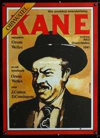 y275 CITIZEN KANE Polish movie poster R87 Orson Welles, Marszatek art!