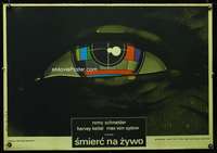 y279 DEATH WATCH Polish movie poster '80 striking Marszatek art!