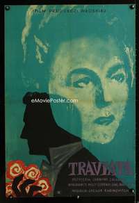 y261 LOST ONE Polish 23x34 movie poster '48 La Traviata by Verdi!