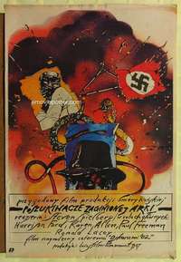 y300 RAIDERS OF THE LOST ARK Polish movie poster '83 Marszatek art!