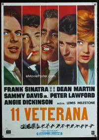 y664 OCEAN'S 11 Yugoslavian movie poster '60 Sinatra, Rat Pack!