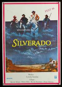 y675 SILVERADO Yugoslavian movie poster '85 Kevin Kline, Costner