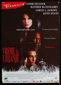 y683 TIME TO KILL Yugoslavian movie poster '96 Matthew McConaughey