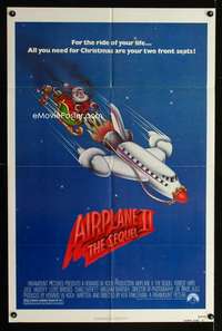 a008 AIRPLANE 2 one-sheet movie poster '82 Robert Hays, Lloyd Bridges