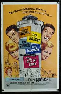 a018 ART OF LOVE one-sheet movie poster '65 Dick Van Dyke, Elke Sommer
