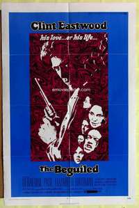 a030 BEGUILED one-sheet movie poster '71 Clint Eastwood, Geraldine Page