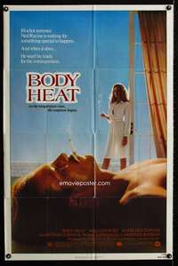 a044 BODY HEAT one-sheet movie poster '81 William Hurt, Kathleen Turner