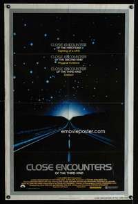 a081 CLOSE ENCOUNTERS OF THE THIRD KIND one-sheet movie poster '77
