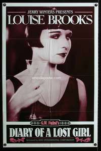 a099 DIARY OF A LOST GIRL one-sheet movie poster R82 Louise Brooks