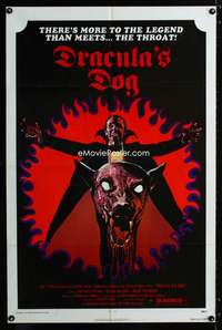 a108 DRACULA'S DOG one-sheet movie poster '78 creepy vampire canine!