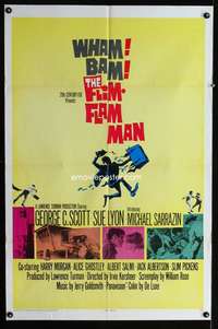 a162 FLIM-FLAM MAN one-sheet movie poster '67 Geroge Scott, Sue Lyon
