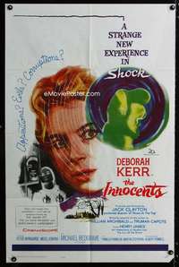 a275 INNOCENTS one-sheet movie poster '62 Deborah Kerr, Michael Redgrave