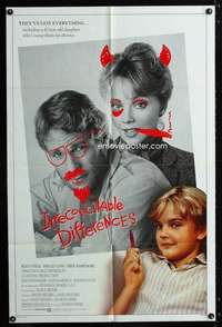 a276 IRRECONCILABLE DIFFERENCES one-sheet movie poster '84 Drew Barrymore