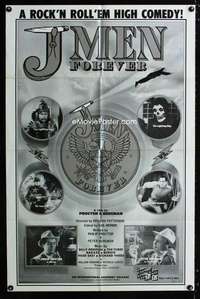 a283 J-MEN FOREVER one-sheet movie poster '79 rock & roll meets drugs!