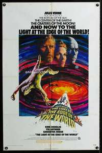 a306 LIGHT AT THE EDGE OF THE WORLD one-sheet movie poster '71 Terpning art!