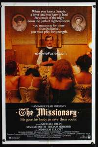 a322 MISSIONARY one-sheet movie poster '82 Michael Palin, Maggie Smith