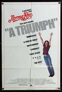 a344 NORMA RAE style B one-sheet movie poster '79 Sally Field, Ron Leibman